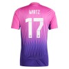 Camisola Alemanha Wirtz 17 Homen Equipamento 2ª Euro 2024